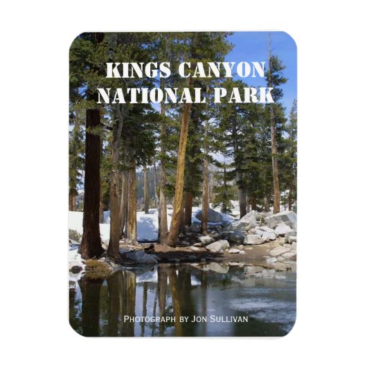 Kings Canyon National Park magneet (Verticaal)