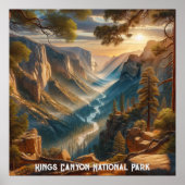 Kings Canyon National Park Poster (Voorkant)
