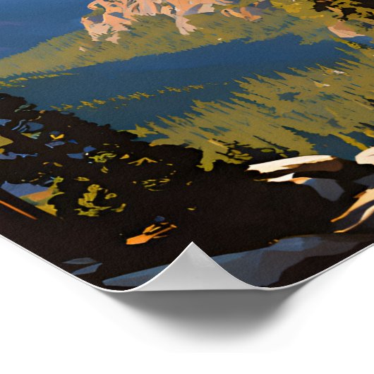 Kings Canyon National Park Reizen PS Poster (Hoek)