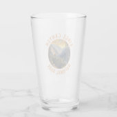 Kings Canyon National Park Retro Noodcirkel Glas (Achterkant)