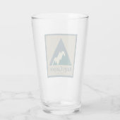 Kings Canyon National Park Rustic Glas (Achterkant)
