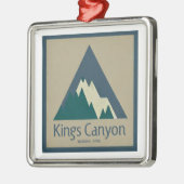 Kings Canyon National Park Rustic Metalen Ornament (Links)
