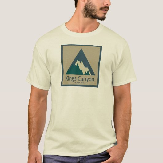 Kings Canyon National Park Rustic T-shirt (Voorkant)