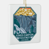 Kings Canyon National Park Sunset Keramisch Ornament (Rechts)