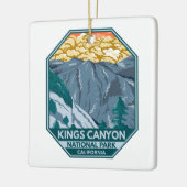 Kings Canyon National Park Sunset Keramisch Ornament (Links)