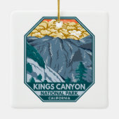Kings Canyon National Park Sunset Keramisch Ornament (Achterkant)