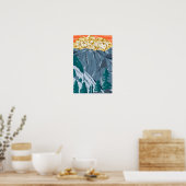 Kings Canyon National Park Sunset  Poster (Keuken)