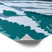 Kings Canyon National Park Sunset  Poster (Hoek)