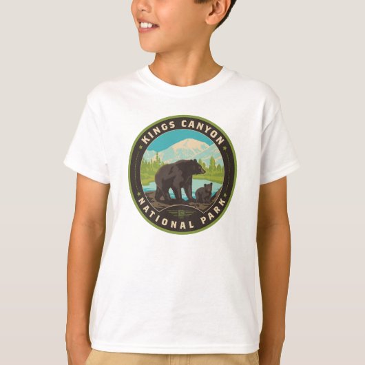 Kings Canyon National Parks T-shirt (Voorkant)