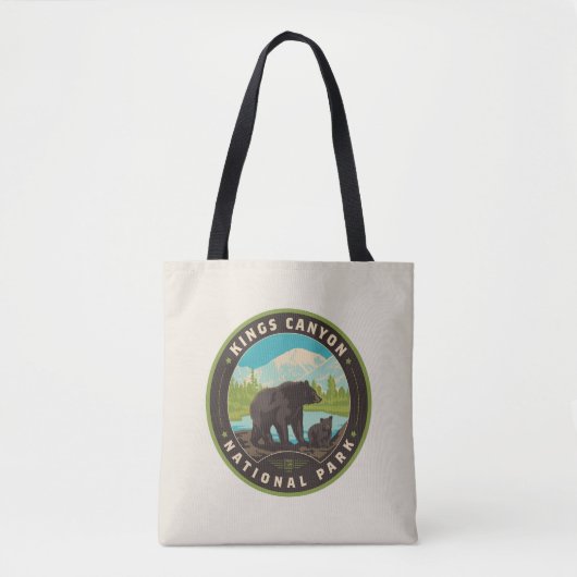 Kings Canyon National Parks Tote Bag (Voorkant)