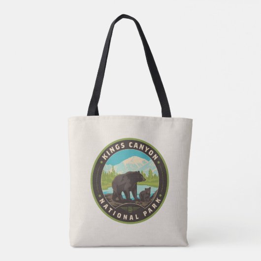 Kings Canyon National Parks Tote Bag (Achterkant)