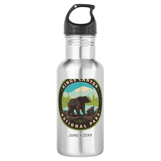 Kings Canyon National Parks Waterfles (Voorkant)