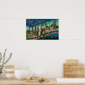 Kings Canyon Nat'l Park, CA - Large Letter Scene Poster (Keuken)