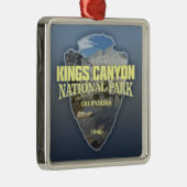 Kings Canyon NP (pijlpunt) Metalen Ornament (Rechts)