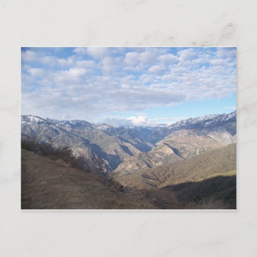 Kings Canyon Overlook Briefkaart (Voorkant)