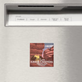 Kings Canyon Sierra Nevada Reisposter Magneet (Insitu (Vaatwasser))