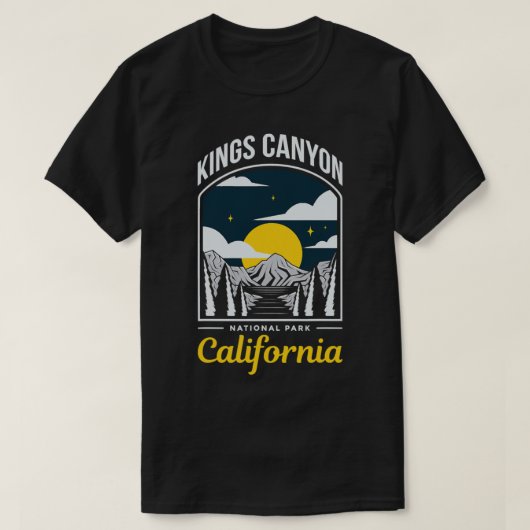 Kings Canyon Us National Park T-shirt (Design voorkant)