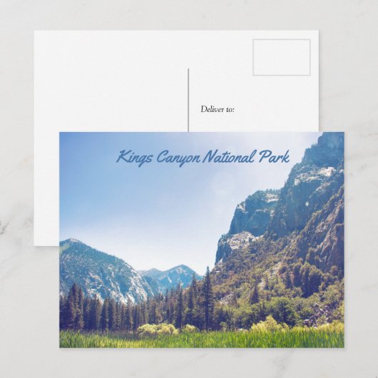 Kings Canyon - Zumwalt Meadow | BRIEFKAART (Voorkant / Achterkant)