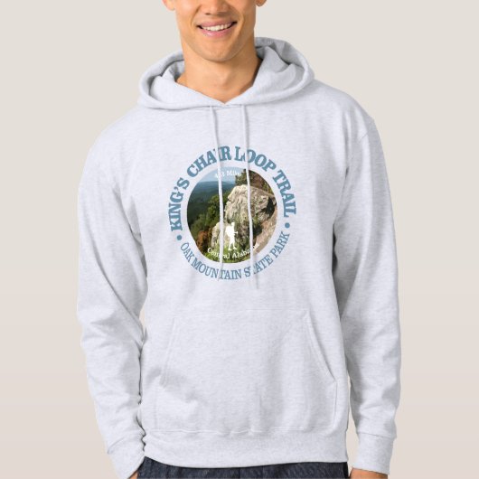 King's Chair Loop (rood) Hoodie (Voorkant)