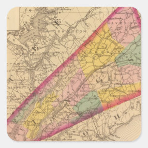 Kings Co., NB Vierkante Sticker