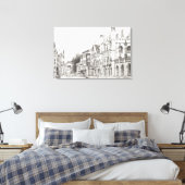 Kings College Cambridge 2007 Canvas Afdruk (Insitu (Slaapkamer))