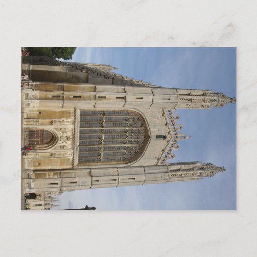Kings College Chappel in Cambridge in het Verenigd Briefkaart (Voorkant)