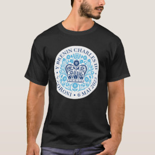 Kings Coronation 2023 Merchandise Welsh Embleem T-shirt