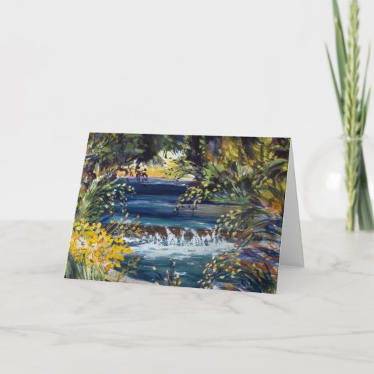 Kings Creek in het Nationaal Park Mt.Lassen Kaart (Voorkant)