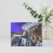 Kings Cross Rail Station Londen Briefkaart (Staand voorkant)