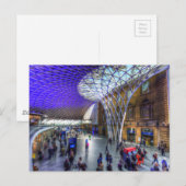 Kings Cross Rail Station Londen Briefkaart (Voorkant / Achterkant)