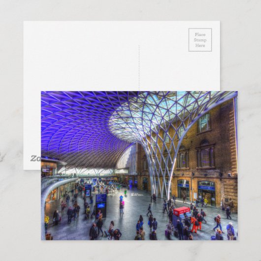Kings Cross Rail Station Londen Briefkaart (Voorkant / Achterkant)
