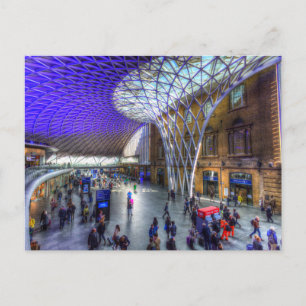 Kings Cross Rail Station Londen Briefkaart