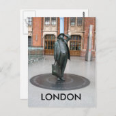 Kings Cross St Pancras Station Londen briefkaart V (Voorkant / Achterkant)