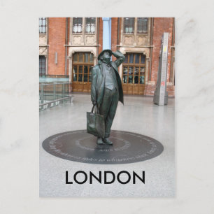Kings Cross St Pancras Station Londen briefkaart V
