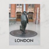 Kings Cross St Pancras Station Londen briefkaart V (Voorkant)