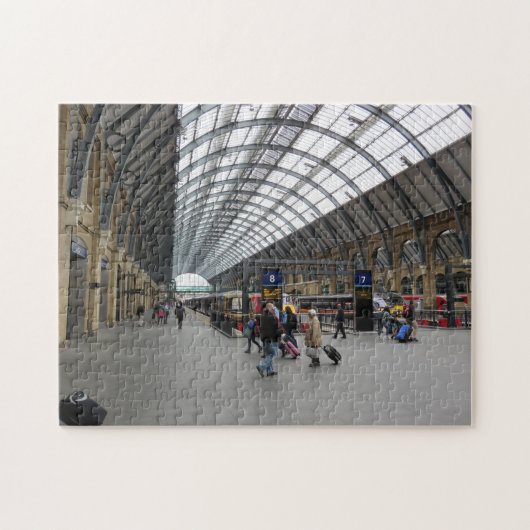 King's Cross Station in Londen Legpuzzel (Horizontaal)