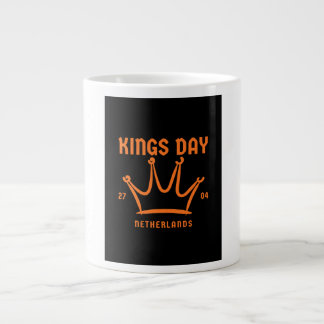 Kings Day 2026 Netherlands orange crown mug Grote Koffiekop