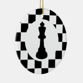 Kings- en koninginnenkaas-stukken - kerstversierin keramisch ornament (Rechts)