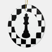 Kings- en koninginnenkaas-stukken - kerstversierin keramisch ornament (Links)