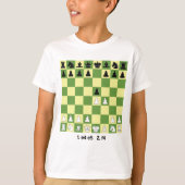 Kings Gambit Chess Openings Shirt Chess Gift (Voorkant)