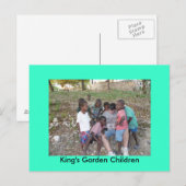 King's Garden Children Briefkaart (Voorkant / Achterkant)