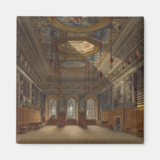 King's Guard Chamber, Windsor Castle, uit 'Royal' Magneet (Voorkant)