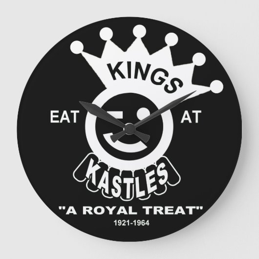 Kings Kastle Hamburgers, Chicago, IL Grote Klok (Voorkant)