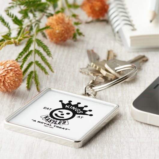 Kings Kastle Hamburgers, Chicago, IL Sleutelhanger (Zijkant)