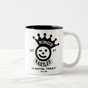 Kings Kastle Hamburgers, Chicago, IL Tweekleurige Koffiemok