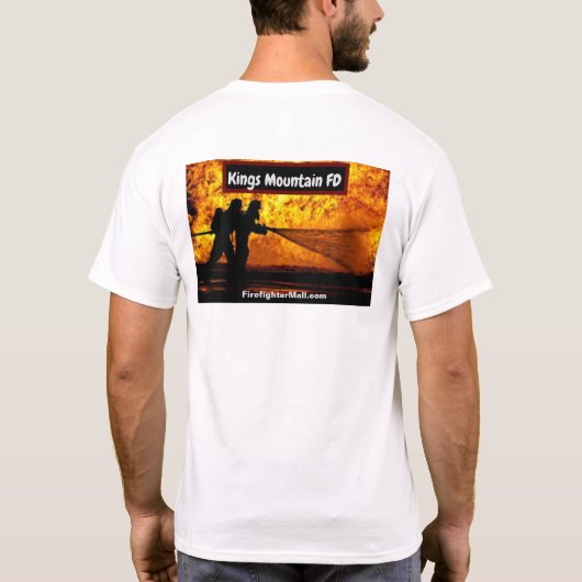 Kings Mountain Fire Department T-shirt (Achterkant)