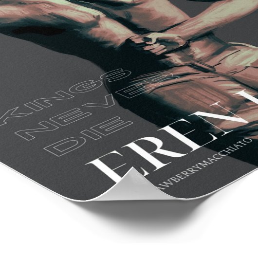 KINGS NEVER DIE - EREN JAEGER POSTER (Hoek)