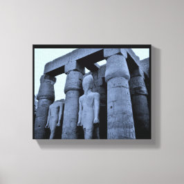 Kings op Karnak Canvas Afdruk