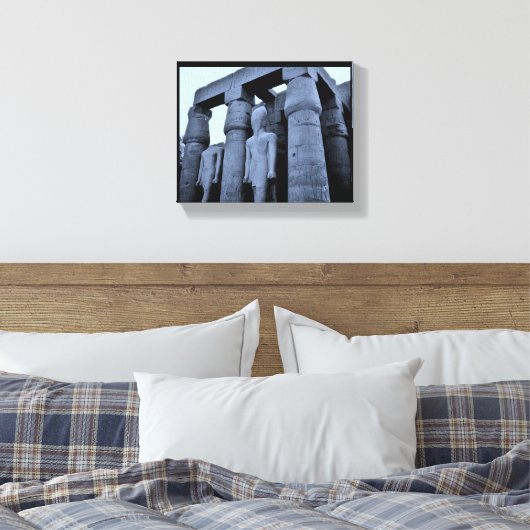Kings op Karnak Canvas Afdruk (Insitu (Slaapkamer))