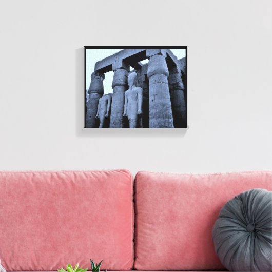 Kings op Karnak Canvas Afdruk (Insitu (Woonkamer))